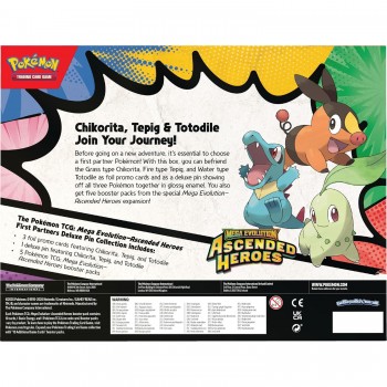 Pokémon Mega Evolution Ascended Heroes Deluxe Pin Collection rinkinys